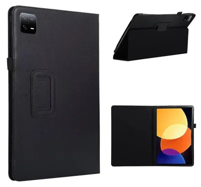 Immagine prodotto di Per Xiaomi Pad 6 / Pad 6 Pro 11 pollici Nero Arte Pelle Cover Tablet Casi