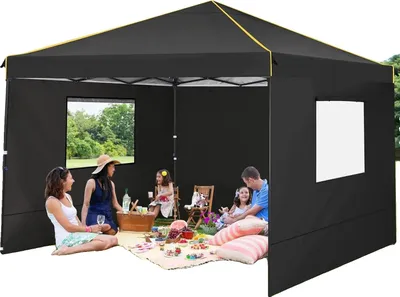 Immagine prodotto di Gazebo, impermeabile, facile da montare, nero