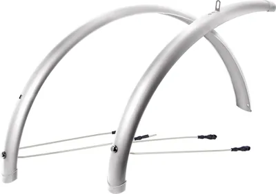 Produktbild von CONTEC Radschutzgarnitur "Splash Protect 24" - 54 mm breit, silber glänzend