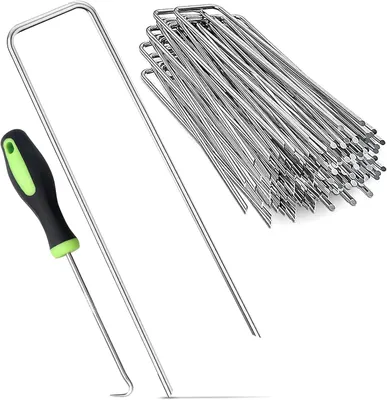 Produktbild von Bodenanker 50 Stück, Stahl, rostfrei, für Camping