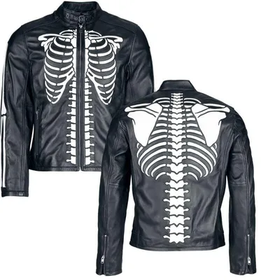 Produktbild von Black Premium by EMP Herren Skull & Bones schwarz L
