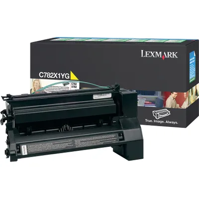 Produktbild von Lexmark Rückgabe Toner Gelb f. C782  X782 / 15.000 Seiten