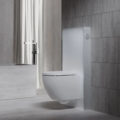 Produktbild von Steinberg Serie 710 Vorwandelement für Wand-WC, 2-Mengen Spülkasten, 7101100W