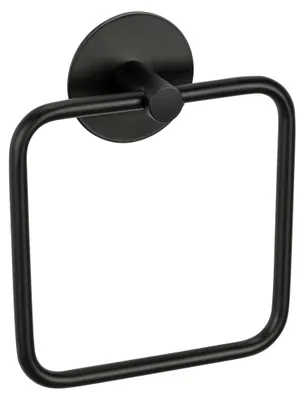 Produktbild von Schöner Wohnen Handtuchring Meleto Schwarz Handtuchhalter Handtücher Badezimmer Duschen