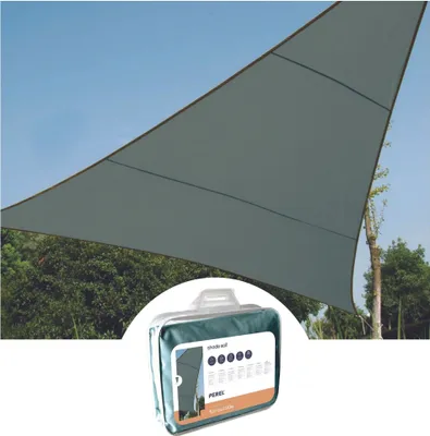Produktbild von Perel Dreieckiges Sonnensegel 3.6 x 3.6 x 3.6 m aus wasserabweisendem und atmungsaktivem Polyester