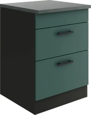 Produktbild von Optifit Kochfeldumbauschrank Verona405 BxTxH 60 x 60 x 84,8 cm grün matt zerlegt KUVE UC636-9+