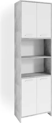 Produktbild von Vicco Koupelnová skříňka Maris, 56.1 x 190 cm, Beton/Bílá