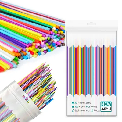 Image de 300 filaments pour stylo 3D, basse température, 30 couleurs