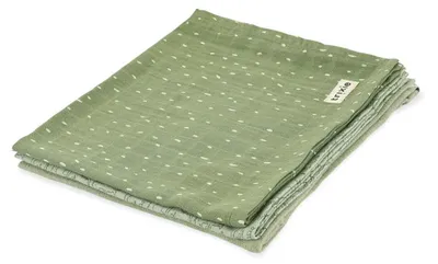 Produktbild von Trixie Babytextil Mulltücher 3er-Pack 55x55cm Daring Dino grün Baumwolle