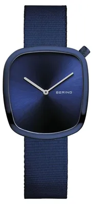 Productafbeelding van Bering dameshorloge, polshorloge, slank, klassiek - 18034-397, met nylon band