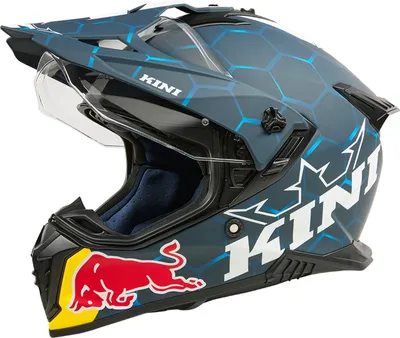 Produktbild von Kini Red Bull Adventure X Helm 2.0 blue/white M