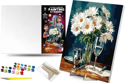 Obrázek produktu pro Malowanie po numerach Stokrotki 40x50 cm