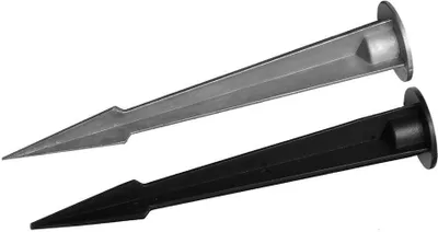 Produktbild von Erdspieß LED-Fluter Flutlichtstrahler Lampe Strahler Erdanker Boden Anker Spieß 210mm Alu-Natur