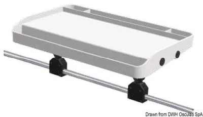 Image de Plateau pour fixation sur tube Ø25mm 700x420mm , 1 pièce