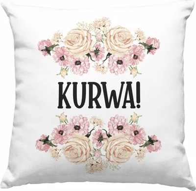 Produktbild von Trendation - KURWA Deko-Kissen mit Füllung 40x40 mit Spruch Provokante Deko-Kissen mit Füllung 40x40 Spruch Kollegin Kollege Büro  Deko-Kissen mit Füllung 40x40 Freundin (Blau)