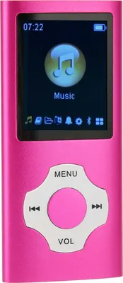 Produktbild von MP3-Player 1,8-Zoll-LCD-Bildschirm Unterstützung Aufnahme FM-Radio Tragbarer Musik-Player für Studenten Rosa