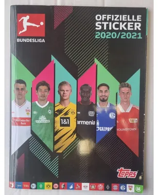 Zdjęcie produktu dla Topps Bundesliga 2020/21 – album na naklejki kolekcjonerskie