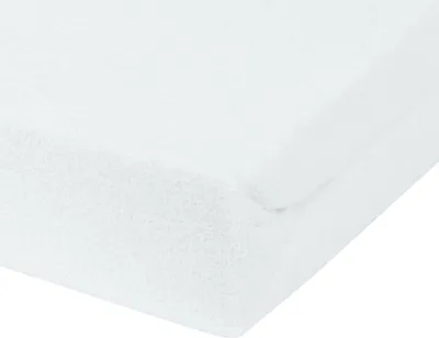 Produktbild von Frottee Spannbettlaken Weiß 200 X 220 + 40 CM