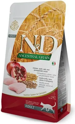 Productafbeelding van N&D LG CAT Volwassen Kat Kip en Granaatappel, 1,5 kg