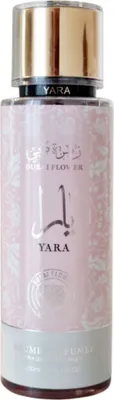 A close-up studio shot of a perfume bottle.