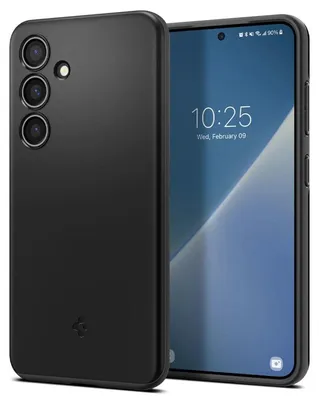 Obrázok produktu pre Spigen Thin Fit, Ochranný obal, Samsung, Galaxy S24, 15,8 cm (6.2"), Čierna