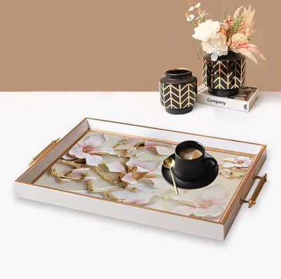 Produktbild von Evila Originals, TPB9843, Tablett, Mehrfarbig, 100 % GLAS, 50 x 29 x 3,5 cm