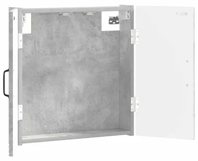Produktbild von vidaXL Dartboard Schrank UTRECHT Betongrau 52,5 x 10,5 x 53,5 cm