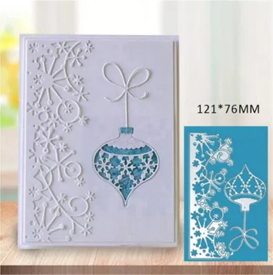 Immagine prodotto di Fustelle a forma di fiocchi di neve, metallo, per scrapbooking, 1 set, per lavori creativi