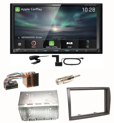 Produktbild von Kenwood DNX-7190DABS Android Auto Carplay Einbauset für Fiat Ducato Boxer Jumper