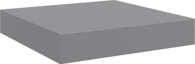 Immagine prodotto di vidaXL Scaffale galleggiante grigio 23x23,5x3,8 cm MDF