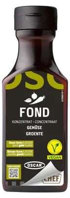 Image de Oscar Fond de légumes concentré convient pour les soupes et les sauces 200ml