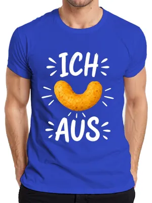Produktbild von Ich flipp aus Erdnussflip Snack Lustiger Spruch Sarkasmus Knusper Herren T-Shirt, Blau, XXL