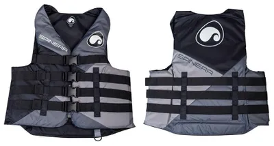 Productafbeelding van Spinera Deluxe nylon reddingsvest, kleur grijs, maat XS