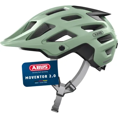 Produktbild von ABUS MTB-Helm Moventor 2.0 - komfortabler Fahrradhelm fürs Gelände - All-Mountain-Helm - für Damen und Herren - Grün, L