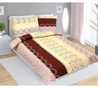 Immagine prodotto di Biancheria da letto in flanella - 140x200 cm. Copripiumino 70x90 - color beige
