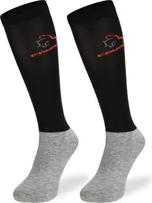 Produktbild von SKIETY Reitsocken aus Mikrofaser Reitsocken Damen & Kinder Kniestrümpfe - 43-46 - Schwarz