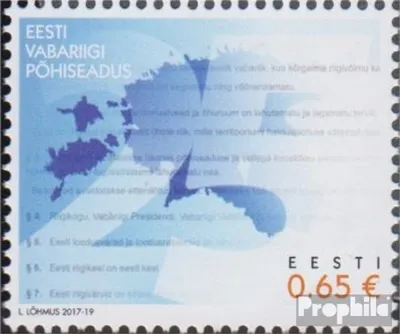 Produktbild von Briefmarken Estland 2017 Mi 896 (kompl.Ausg.) postfrisch Verfassung