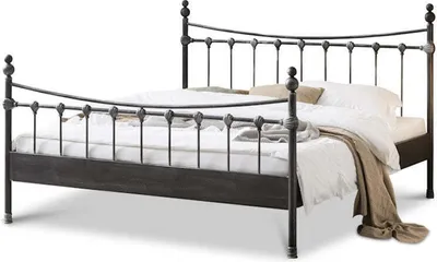 Produktbild von Metallbett Camilla – 140x200 cm / schwarz
