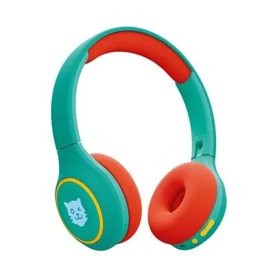 Obrázek produktu pro tigermedia tigerbuddies dětská sluchátka zelená on-Ear Bluethooth AUX omezení hlasitosti stereo zvuk prvotřídní kvality ideální pro tigerbox, 145x191,5x76,5mm