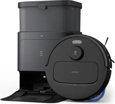 Produktbild von ECOVACS DEEBOT N30 PRO OMNI Staubsauger Roboter,  10.000 Pa Saugroboter mit Wischfunktion, 60℃ Heißwasser Wischmopp Reinigung, Schwarz