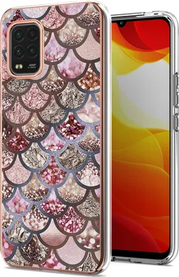 Image de Etui pour Xiaomi Mi 10 Lite, étui antichoc en silicone TPU à motifs Rose