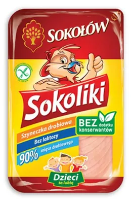 Obrázok produktu pre Sokoliki Sokołów kuracia šunka 100 g