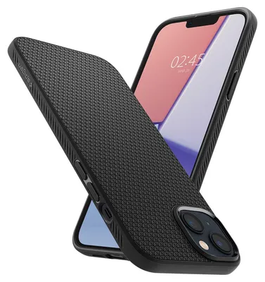 Produktbild von Spigen ACS05037, Cover, Apple, iPhone 14, 15,5 cm (6.1"), Schwarz