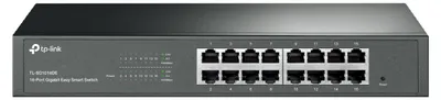 Produktbild von TP-Link 16-Port-Gigabit-Easy-Smart-Switch, Managed, L2, Gigabit Ethernet (10/100/1000), Rack-Einbau, 1U