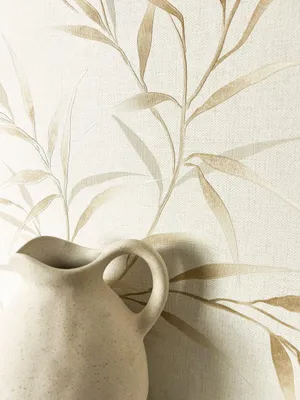 Produktbild von NEWROOM Tapete Aissa Beige Vliestapete - Floral Blumen Zweige  Germany
