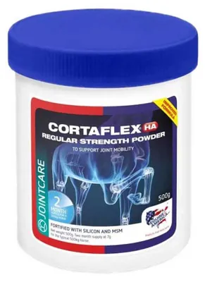 Image de Equine America Cortaflex® Ha, poudre à concentration standard, 500 g, complément alimentaire pour chevaux, transparent, taille unique