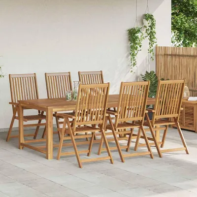 Productafbeelding van vidaXL Klapstoelen, 6 stuks, massief acaciahout