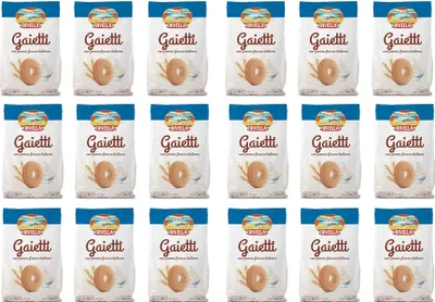 Produktbild von 18x Divella Gaietti Shortbread Kekse mit frischer italienischer Sahne 400g biscuits cookies