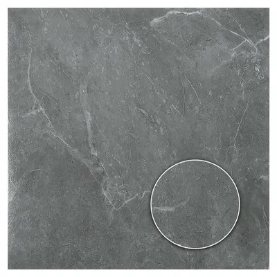 Produktbild von Vigevee Vinyl Bodenfliesen 1 m² Selbstklebend Marmor Grau 11 Stück Marmor Nachbildung Fliesen Design Bodenbelag gefühlsecht