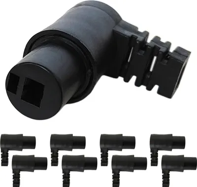 Produktbild von 8x Lautsprecherkupplung DIN Norm gewinkelt Buchse schraubbar Audio Boxenstecker